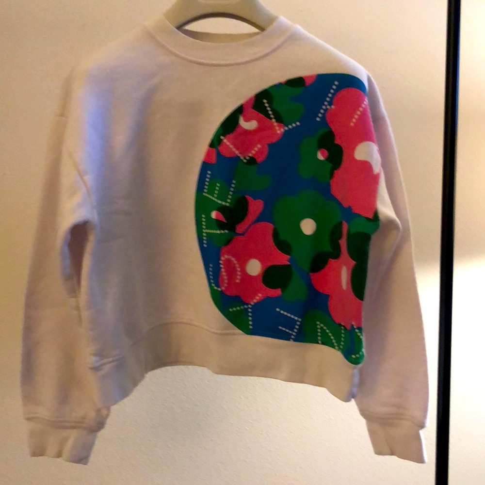 Stella McCartbey kids floral print sweater